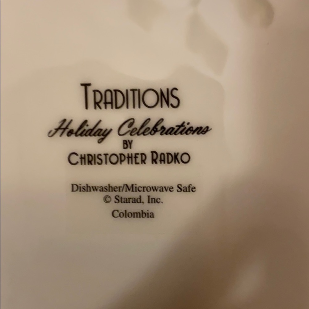 CHRISTOPHER RADKO VINTAGE HOLIDAY COLLECTORS PLATE CHRISTMAS DECOR ⭐️⭐️⭐⭐️⭐️ - Picture 12 of 14